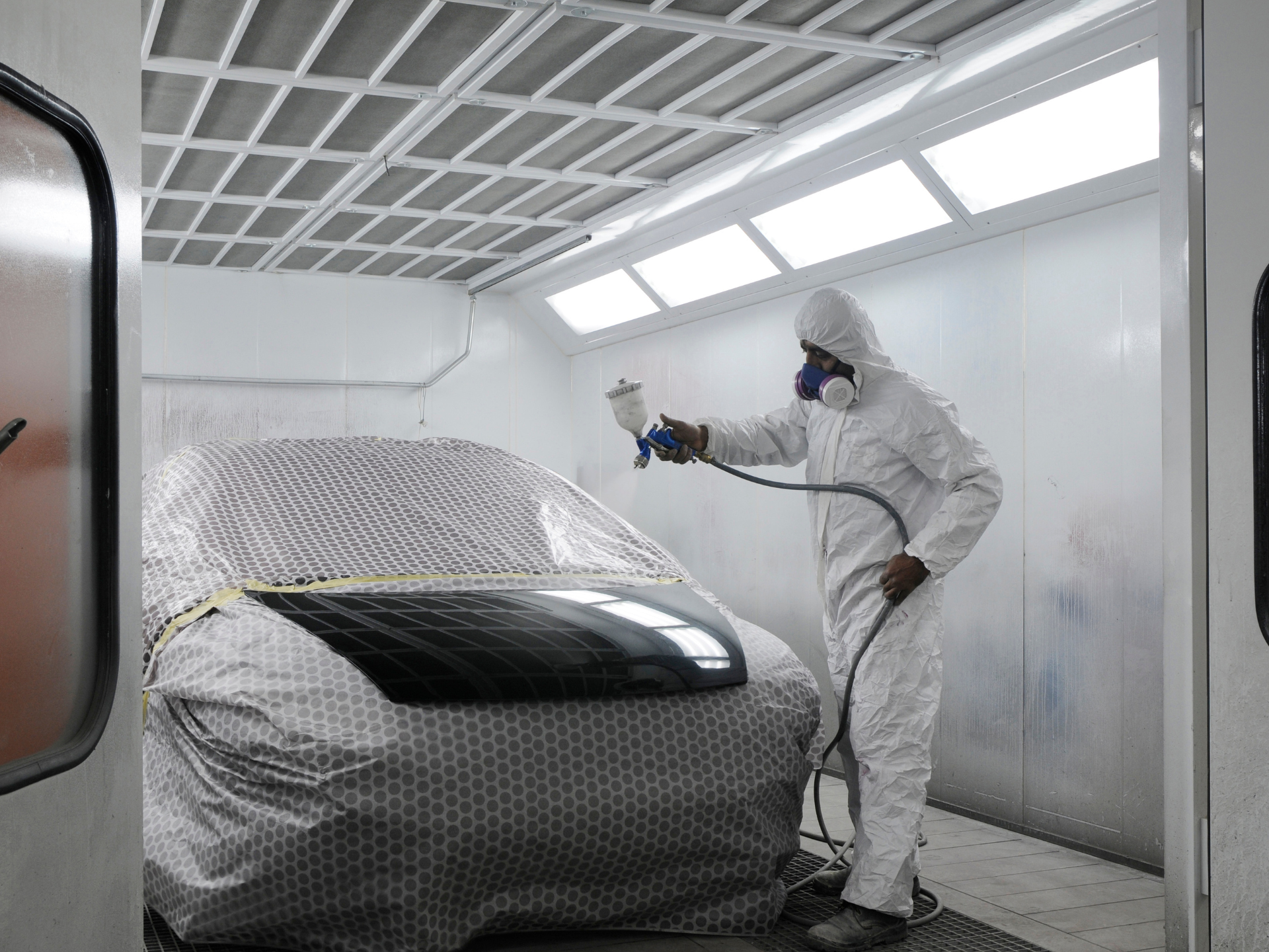 Vehicle refinishing and painting